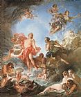 Francois Boucher Canvas Paintings - The Rising of the Sun